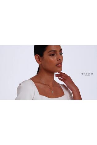Ted Baker Silver Tone Women Sebille: Crystal Pendant Necklace - Image 2 of 5