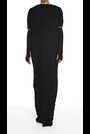leem Black High Neck Plisse Dress with Gloves - Image 2 of 5