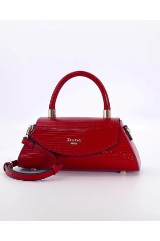 Buy Dune London Red Dini Mini Top Handle Grab Bag from Next Latvia