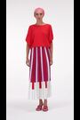 leem Orange Batwing Sleeve Knit Top - Image 2 of 5
