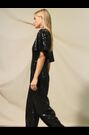Ro&Zo Sequin Wide Leg Black Jumpsuit - Image 2 of 7