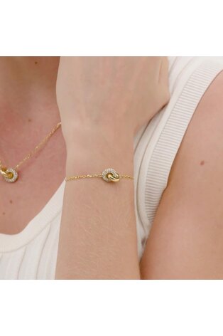 BOSS Gold Tone Live Precious Earrings - Image 2 of 6