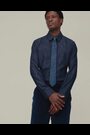 GapStudio Blue Chambray Skinny Tie - Image 2 of 6