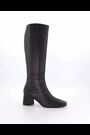 Dune London Black Signature Square Toe Smart High Boots - Image 2 of 6