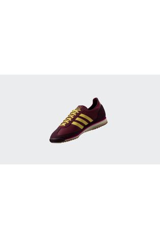 adidas Originals Burgundy Red SL 72 OG Trainers - Image 2 of 9