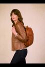 Lakeland Leather Brown Storrs Woven Backpack - Image 2 of 7