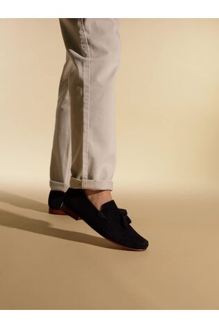 Jones Bootmaker Blue Retford Leather Loafers - Image 2 of 6