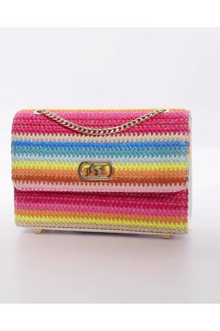 Dune London Dinkydellsie Kleine Schultertasche mit Schlossdetail, Mehrfarbig - Bild 2 von 9