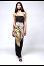 Religion Coco Maxi Bandeau Dress With Large Floral Print - Imagen 2 de 7