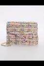 Dune London Pink Kisses Bouclé Coin Purse With Chain - Image 2 of 4
