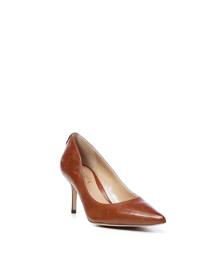 Buy Lauren Ralph Lauren Tan Brown Lanette Leather Pumps from Next