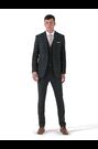 Skopes Blue Doyle Tweed Tailored Wool Blend Suit: Jacket - Image 2 of 6