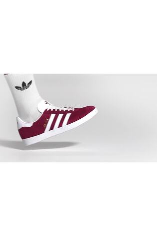 Maroon adidas high tops discount