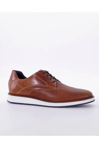 Dune London Brown Standard Fit Beko Wedge Gibson Shoes - Image 2 of 7