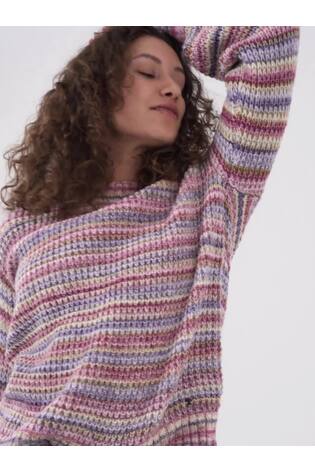 FatFace Camille Multi Stripe Jumper - Image 2 of 5