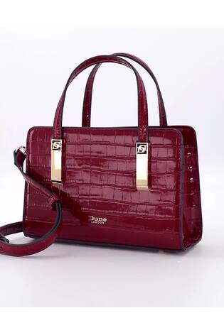 Dune London Red Dinkydenbeigh Mini Branded Handle Tote Bag