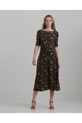 Lauren Ralph Lauren Navy Patterned Munzie Dress - Image 2 of 9 Lauren Ralph Lauren Navy Patterned Munzie Dress - Image 2 of 9