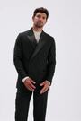MOSS Black Double Breasted Relaxed Fit Dress Suit Jacket - Image 2 of 5