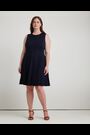 Lauren Ralph Lauren Curve Charley Ponte Fit & Flare Dress - Image 2 of 9