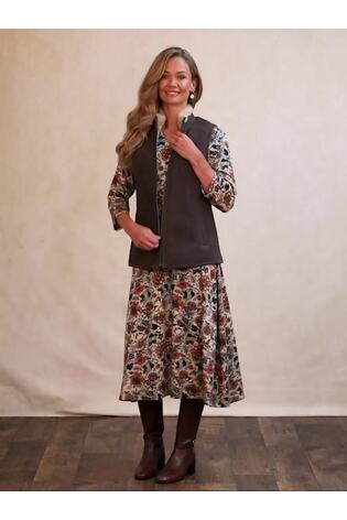 Maro - Gilet clasic din blană de oaie Lakeland Leather Grange - Imaginea 2 din 10