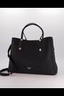 Dune London Black Chrome Dorrie Synthetic Logo Hardware Tote Bag - Image 2 of 6