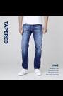 JACK & JONES Blue Dark Mike Regular Tapered Jeans - Image 2 of 8