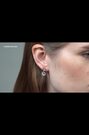 Karen Millen Crystal Dot Drop Earrings - Image 2 of 6