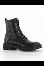 Dune London Black Press Cleated Hiker Boots - Image 2 of 6