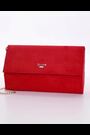 Dune London Red Ballads Structured Foldover Clutch Bag - Image 2 of 6