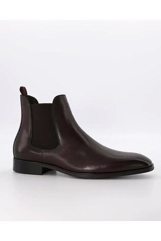 Dune London Brown Chrome Mandatory Plain Toe Chelsea Boots - Image 2 of 5