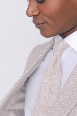 MOSS Natural Regular Fit Check Jacket - Image 2 of 7 MOSS Natural Regular Fit Check Jacket - Image 2 of 7