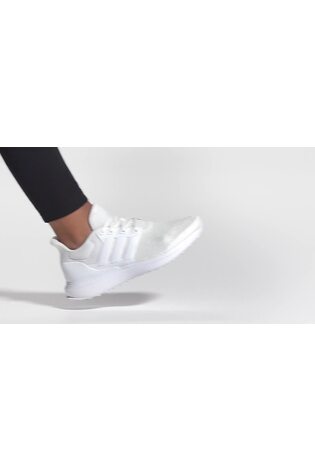 adidas White UBounce DNA Trainers - Image 2 of 10