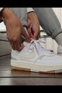 Nike White/Pale Pink Gamma Force Trainers - Image 1 of 1