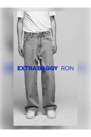 Gris - Vaqueros holgados Junior Ron de JACK & JONES - Imagen 2 de 8