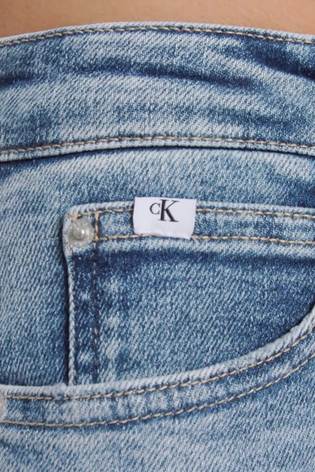Calvin Klein Jeans Womens Blue High Rise Super Skinny Ankle Jeans - Image 2 of 4