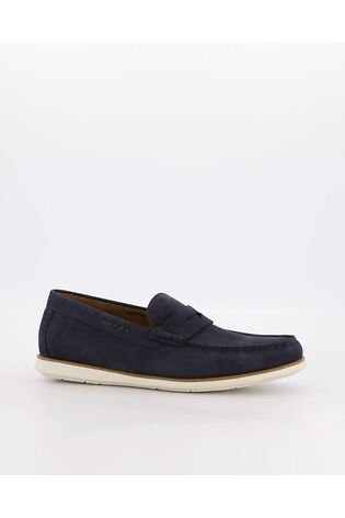 Dune London Blue Standard Fit Berkly Sole Loafers - Image 2 of 6