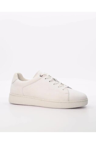 Dune London White Theons Lightweight Clean Cup Sneakers - Image 2 of 6