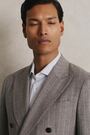 Slim-Fit Pinstripe Suit Trousers in Soft Grey - Image 2 of 8