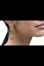 Ted Baker Gold Huliet Multi Hoop Drop Earrings - Image 2 of 6