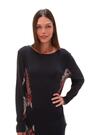 Roman Blue Side Printed Stretch Tunic Top - Image 2 of 6