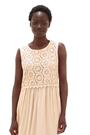 Roman Natural Crochet Bodice Midi Dress - Image 2 of 6