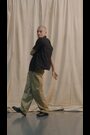 Black Short Sleeve Linen Cotton Shirt - Image 1 of 1