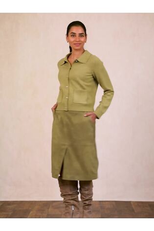 Lakeland Leather Green Skelwith Pencil Skirt - Image 2 of 7