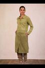 Lakeland Leather Green Skelwith Pencil Skirt - Image 2 of 7