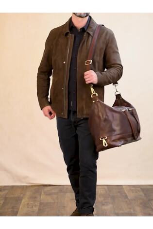 Lakeland Leather Brown Keswick Holdall - Image 2 of 10