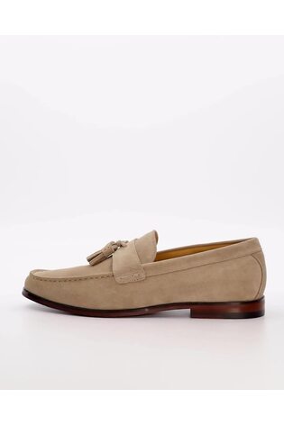 Dune London Cream Blaikes Tassel Loafers - Image 2 of 8