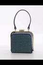 Dune London Blue Santerini Micro Frame Grab Bag - Image 1 of 1