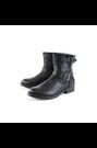 Barbour® International Black Leather Lima Buckle Boots - Image 2 of 9