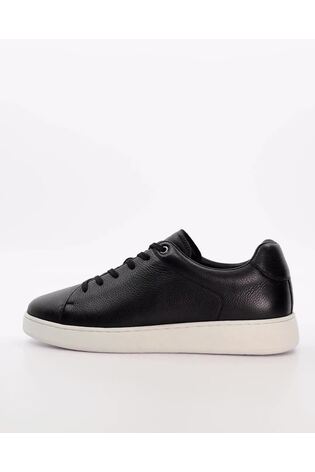 Dune London Black Theons Lightweight Clean Cup Sneakers - Image 2 of 4