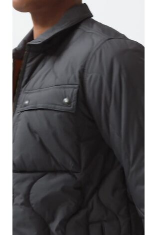 Slate Grey Onion Quilt Shacket - Image 2 of 15